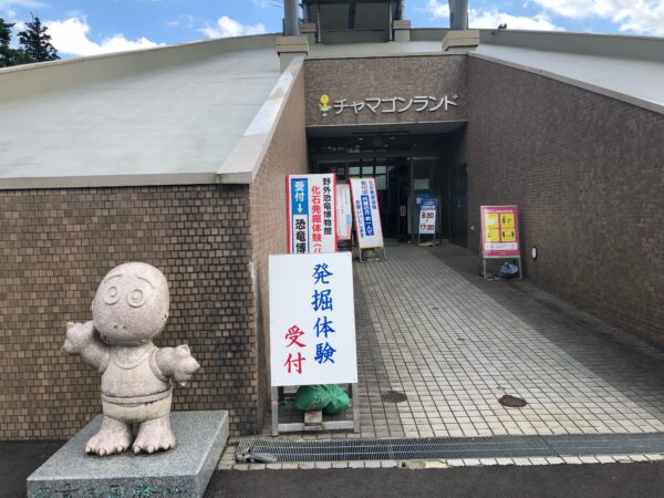 こじま税理士のビジテクブログ | かつやま恐竜の森「化石発掘体験」用意とコツと現場の様子